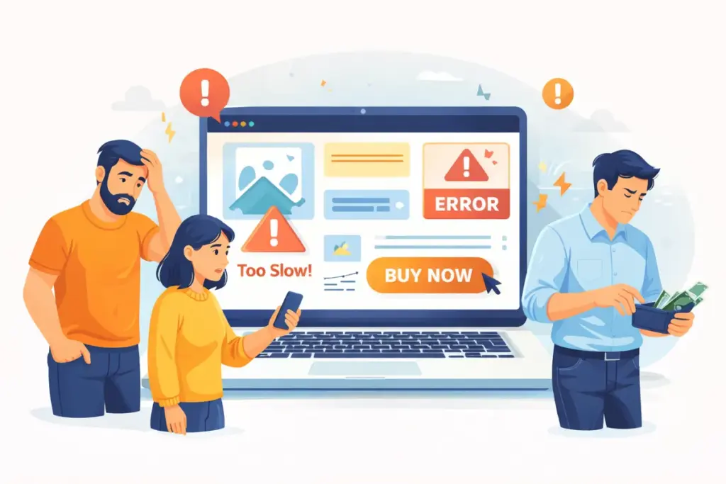 10 jel, hogy a weboldalad elriasztja a vásárlókat